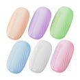 thumbnail image 5 of NICEXMAS 6Pcs Silicone Toothbrush Caps Travel Protective Covers with Storage Case Assorted Colors, 5 of 8