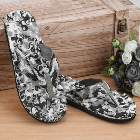 

Sandals Under $15 Xysaqa Mens Comouflage Flip-Flops Sandals Comfort Men Indoor and Outdoor Summer Beach Thong Sandals Slippers Summer Savings