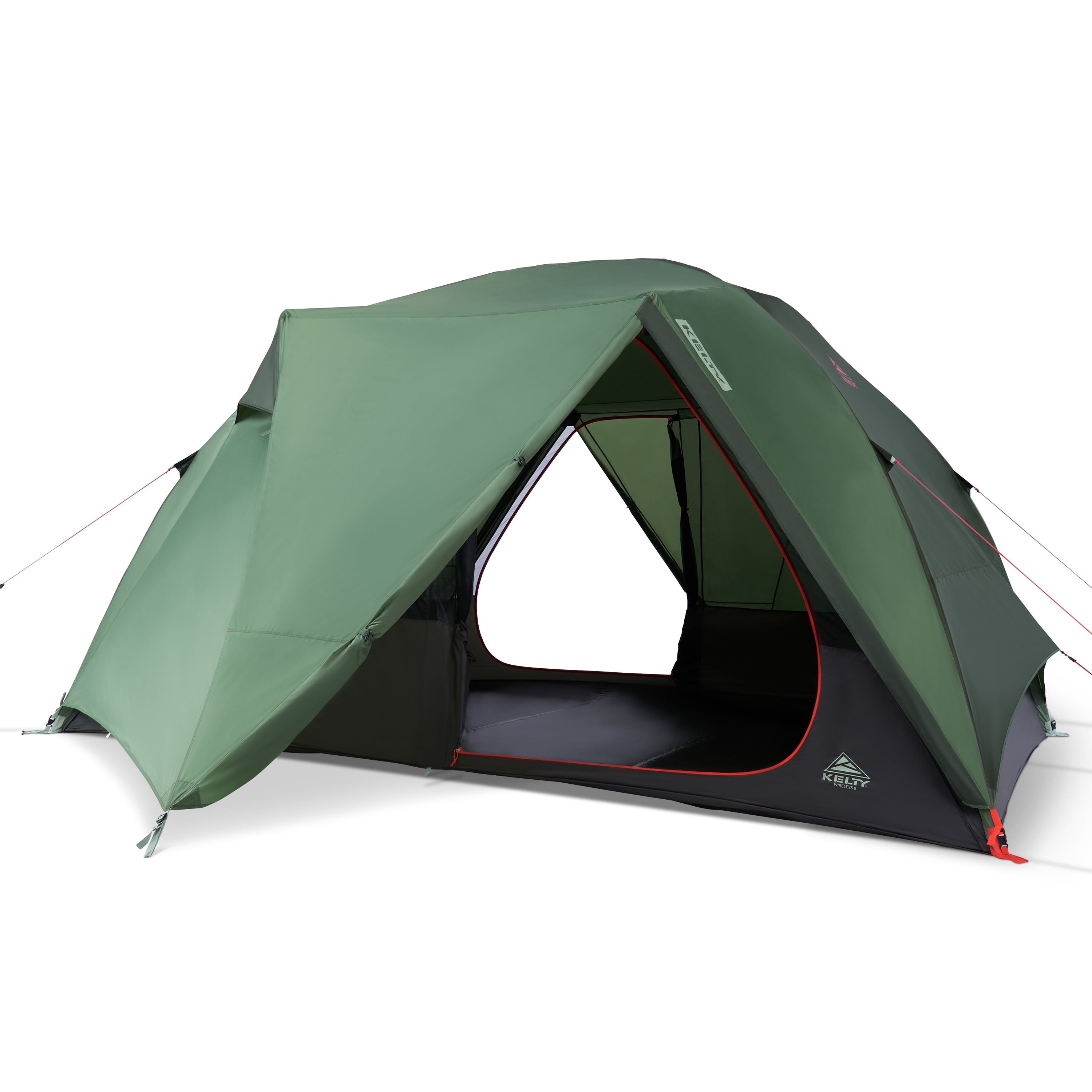 Kelty Wireless 8-Person Freestanding Family Camping Tent, High-Quality Weather-Resistant Fabric, Huge Interior & Peak Height, 2 Doors with Vestibules, Quick Corner Setup