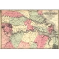 thumbnail image 1 of 24"x36" Gallery Poster, civil war map vicinity of Richmond virginia 1862, 1 of 1