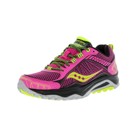 Saucony Women's Grid Excursion Tr9 Pink / Grey Citron Ankle-High Trail ...