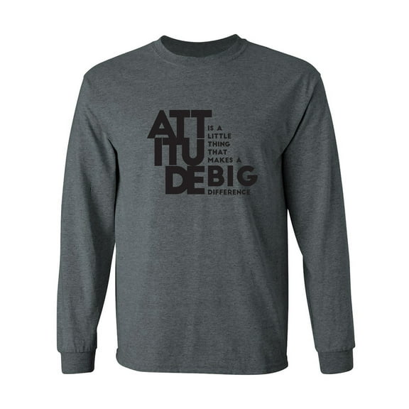 Attitude Adult Long Sleeve T-shirt