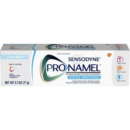 Sensodyne Pronamel Gentle Whitening Fluoride Toothpaste to Strengthen and Protect Enamel, 2.7 (Best Way To Strengthen Enamel)