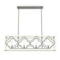 thumbnail image 2 of Hunter - Gablecrest 4-light Painted Concrete, Extra Large Chandelier, Dimmable, Transitional Style, Linear Shaped, for Bedrooms, Dining, Living Rooms - 19098, 2 of 10