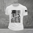 thumbnail image 2 of CHENge Men's R.E.D Friday Shirt On Friday We Wear Red Military Remember Everyone Deployed Unisex-Adults US Flag Classic Fit Short Sleeve T-Shirt, 2 of 2