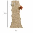 thumbnail image 3 of Thanksgiving Table Runner, Farmhouse Table Runner with Boho Gauze Texture for Fall Table Decor, Neutral Table Runner for Dining Table Decor, Autumn Table Runner 118 Inch, 3 of 9