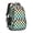 Multicolor Checkered Pattern, variant on Blue Wavy Checkered Pattern Backpack for School, Cute School Bag with Adjustable Shoulder Straps and Padded Back, 16.9"x12.6"x5.9"