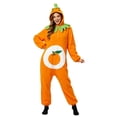 thumbnail image 2 of Halloween Pumpkin Costume Cosplay Suit Trick or Treat Long Sleeve Loose Onesie Adult Pajamas, 2 of 4