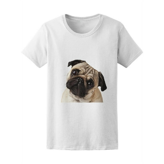 Close Up Pug Face Tee Women's -Image by Shutterstock