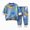 R599-H, variant on NOLDARES Toddler Girl 2-piece Clothes Set Infant Girl Cotton Long Sleeve Shirt and Pant Fall Winter Outfit for Baby Girl(A,11-12 Y)