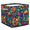 Multicolor 4, variant on CURLYOOT Halloweenskull Cube Storage Bin, 13 x 13 x 13 Storage Cube Bins for Organizing, Rose Flower Gothic Skeleton Fabric Foldable Closet Baskets with Handles for Closet, Shelves, Clothes