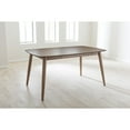 thumbnail image 6 of Baxton Studio Edna Mid-Century Modern French "Oak" Light Brown Finishing Wood Dining Table, 6 of 6
