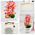 thumbnail image 4 of Mdesiwst Artificial Potted Magnolia Flower,7 Head Faux Floral Plants Bonsai Indoor Outdoor Desktop Decoration, 4 of 8