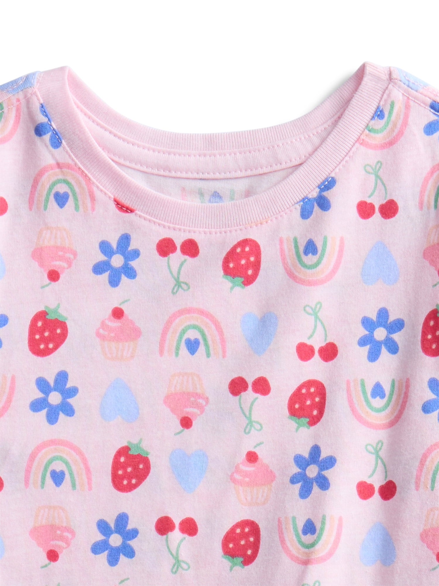Wonder Nation Toddler Girls Mix and Match Outfit Set, 6-Piece, Sizes 18M-5T