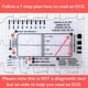 thumbnail image 3 of 4X Regla de ECG de 7 Pasos, Regla de ECG de 7 Pasos para Interpretación de ECG/EKG, Herramienta Rápida y Veloz de Análisis y Medición Cardíaca, 3 of 5