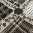thumbnail image 5 of Donna Sharp Pine Patch 3PC Queen Rustic Pieced Cotton Quilt Set, 5 of 10