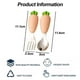 thumbnail image 5 of Juego de vajilla de silicona - Cuchara de alimentación de acero inoxidable 304 - Vajilla auxiliar infantil, 5 of 6