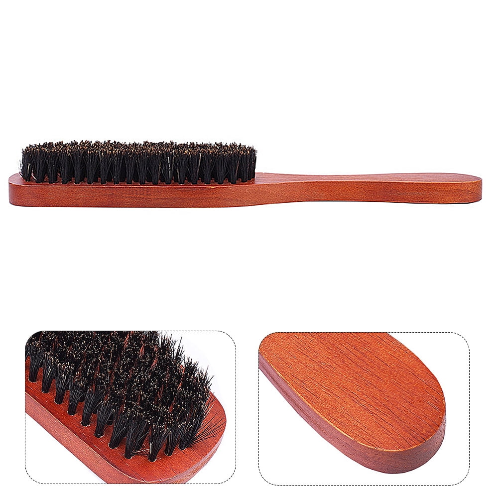 Bristle Comb Black Wood Detangling Brush for Wet and Dry Hair 4Pcs
