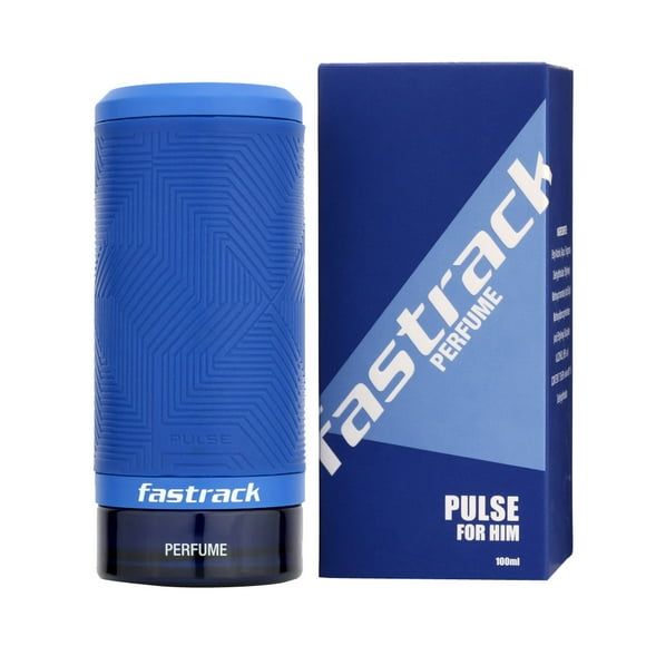 Fastrack Pulse For Him Perfume For Men 100ml, 3.4 Fl.oz. | Long Lasting Fragrance For Boys - With Woody, Cedar, Musky & Patchouli Notes | Perfect Gift For Husband, Boyfriend, Brother - Skin Friendly