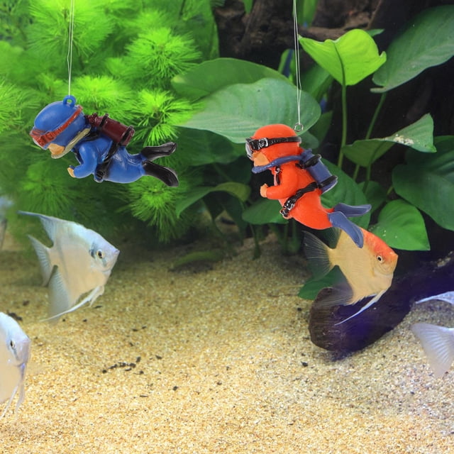 unbranded 2Ud De Buceador Para Acuario De PVC Para Pecera Y Oficina