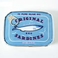 thumbnail image 2 of EARSTMAKEUP Canned Sardines Makeup Bag, Creative Cute Makeup Bag, Canned Fish Cosmetic Bag, Cosmetic Pouch Aesthetic Toiletry Bag For Women,Blue, 2 of 8