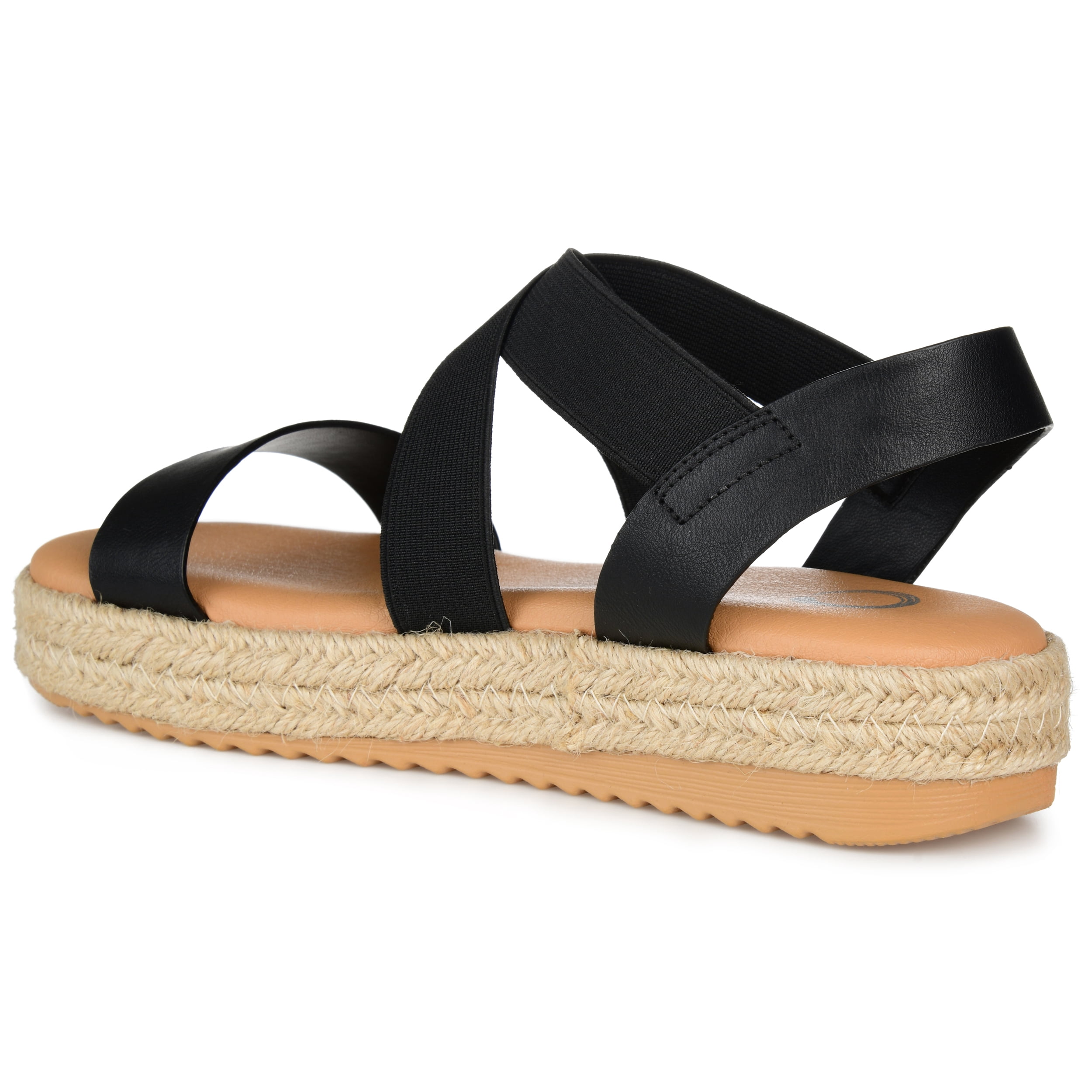 Journee Womens Caroline Strappy Espadrille Sandals