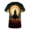 thumbnail image 5 of HOMBOM Funny T Shirts for Women Fashion V Neck Cozy Short Sleeve Festive Basic Pullover for Young Women Cute Shirts,XXXL, 5 of 5