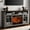 Gray Wash, variant on Innoflame 55'' Fireplace TV Stand, Entertainment Center with 23" Electric Fireplace KD Insert, Storage Cabinet , TV Console for Living Room, Farmhouse, Gray