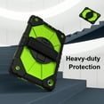 thumbnail image 6 of Shockproof Case for Samsung Galaxy Tab A9+ 11 Inch SM-X210 X215 X216, Rugged Hybrid Protection Drop Proof Cover with Shoulder Strap & Hand Strap Rotating Kickstand Kids Friendly Case,Olive, 6 of 7