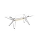 thumbnail image 1 of Mesa de Centro Kessa Muebles Petya Dorado y Plateado, 1 of 1