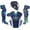 Black/Graphic, variant on ALL STAR MVP-PRO™ Adult Series Catcher's Kit, NOCSAE