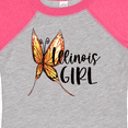 thumbnail image 4 of Inktastic Illinois Girl- Butterfly Girls Baby Bodysuit, 4 of 5