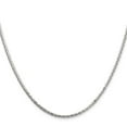 thumbnail image 2 of 925 Sterling Silver Spiga Wheat Chain Styles Necklace 2.5 mm Diamond-cut 20 inch, 2 of 4