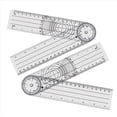 thumbnail image 3 of 8 Pieces Goniometer Physiotherapy Rotation Protractor Physiotherapy PVC for Physiotherapy, Sports,8pcs goniometer, 3 of 8
