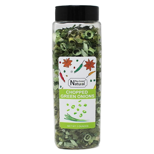 Freeze Dried Chopped Green Onions 2 Ounces, All Natural Non GMO Gluten