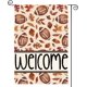 thumbnail image 1 of Bandera de jardín de fútbol de otoño de 30 x 45 cm, doble cara, para exteriores. Bandera de temporada con hojas de arce otoñales., 1 of 4