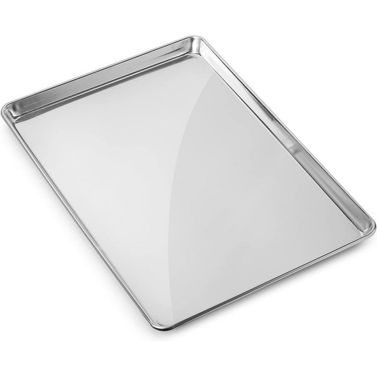 6 Pack Full Size 18 x 26 inch Aluminum Baking Sheet Pan Commercial Pan for  Oven Freezer Bakery Hotel Restaurant