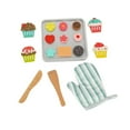 thumbnail image 3 of Juego de comida de madera para jugar, juego de de madera, juego de cocina, juguete artesanal de madera, juego de de madera para, 3 of 9