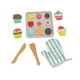 thumbnail image 3 of Juego de cocina de madera para hornear, juego de cocina y repostería, minicocina, juguete preescolar, juego de comida para educativo temprano, 3 of 9
