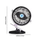 thumbnail image 4 of Mini Ventilador De Refrigeración Clip Usb En El Escritorio Cochecito De Bebé Ventilador Recargable 4 Aspas Giratorias (Negro), 4 of 4