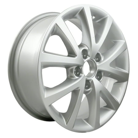 Aftermarket 2011-2016 Volkswagen Jetta  16x6.5 Aluminum Alloy Wheel, Rim Silver Metallic Full Face Painted - (Best Place To Get Rims)