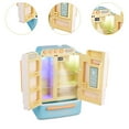 thumbnail image 4 of HUASHENG Jouet de Cuisine de Jeu d'Imitation Multiusage Décoration de Maison de Poupée Jouet Éducatif Réfrigérateur de Simulation Ensemble de Cuisine pour Garçons Filles Bleu, 4 of 8