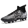 thumbnail image 3 of Zapatillas de fútbol para hombre, zapatos de fútbol, botas de fútbol, entrenamiento de hierba, zapatillas de partido, ultraligeras, antideslizantes, puntas largas, Unisex, 3 of 5