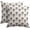 Block Print Black, variant on St Patrick''s Day Shamrock Pillow Covers 18x18 Inch Green Four-Leaf Clover Pattern Throw Pillows Set of 2 Spring Seasonal Holiday Pillowcases for Couch Bed Decor