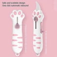thumbnail image 3 of Vett (Pink)Cat Paw Package Opener Sharpen Cartoon Cardboard Cutter for Cardboard Cutting-Good, 3 of 5