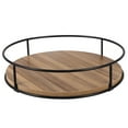 thumbnail image 3 of HERFIER Wooden Base Rotating Turntable Organizer for Cabinet Pantry Dining Table 9.04x9.04x2.36in, 3 of 8