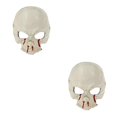 thumbnail image 4 of Bewildely Fiesta de guardia facial de media espuma de calavera de Halloween Calavera ensangrentada 2Conjunto, 4 of 6