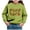 Green, variant on larppty Girls Hoodies Halloween Warm Cartoon Pumpkin Graphic Printed Long Sleeve Round Neck Pullover Tops Girl Trendy Casual Daily Party Photoshoot Sweatshirts (Green,5Y)