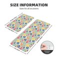 thumbnail image 2 of Yiaed Cartoon Flowers Kitchen Rugs Sets of 2 Kitchen Mats Cushioned Anti Fatigue Kitchen Rug Tapetes Para Cocina for Sink,Laundry Room, 2 of 6