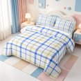 thumbnail image 3 of Erosebridal Minimalist Stripe Twin Quilt Set,Boho Lines Twin Coverlet Set,2 Pieces,1 Bedspread and 1 Pillowcase, 3 of 7